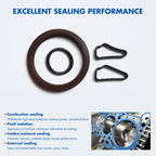 KEYALL Engine Timing Cover Gasket Fit for Hyundai Sonata 2006-2012