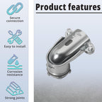 10-Pack 3/4" Flexible Metal Conduit Elbow, 90 Degree Squeeze Connectors