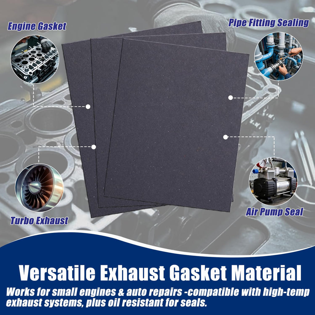 Gasket Making Material 15"x11.8" 0.8mm, 1mm, 1.2mm Gasket