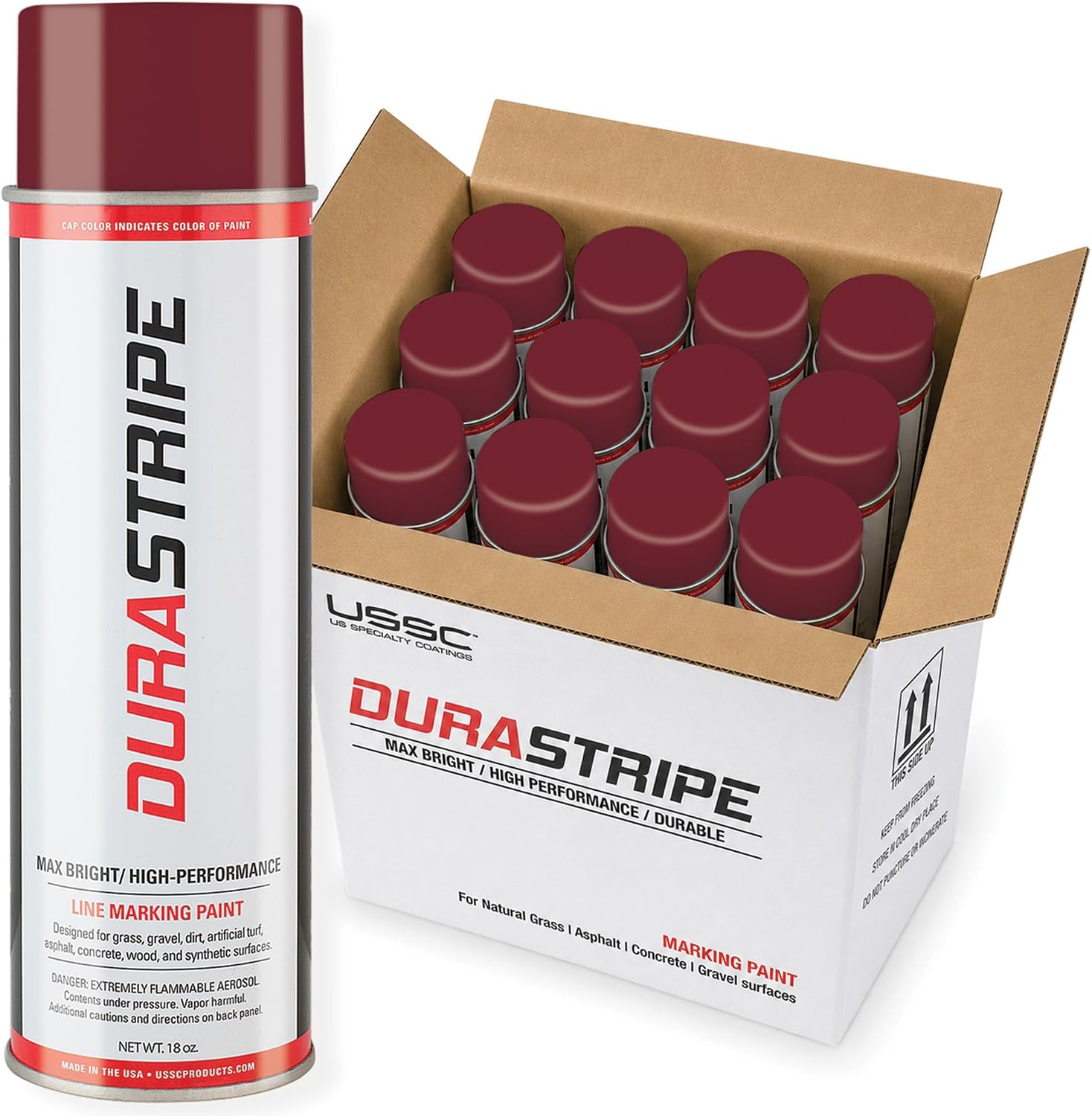 Athletic Field Marking Paint (Cardinal Red)