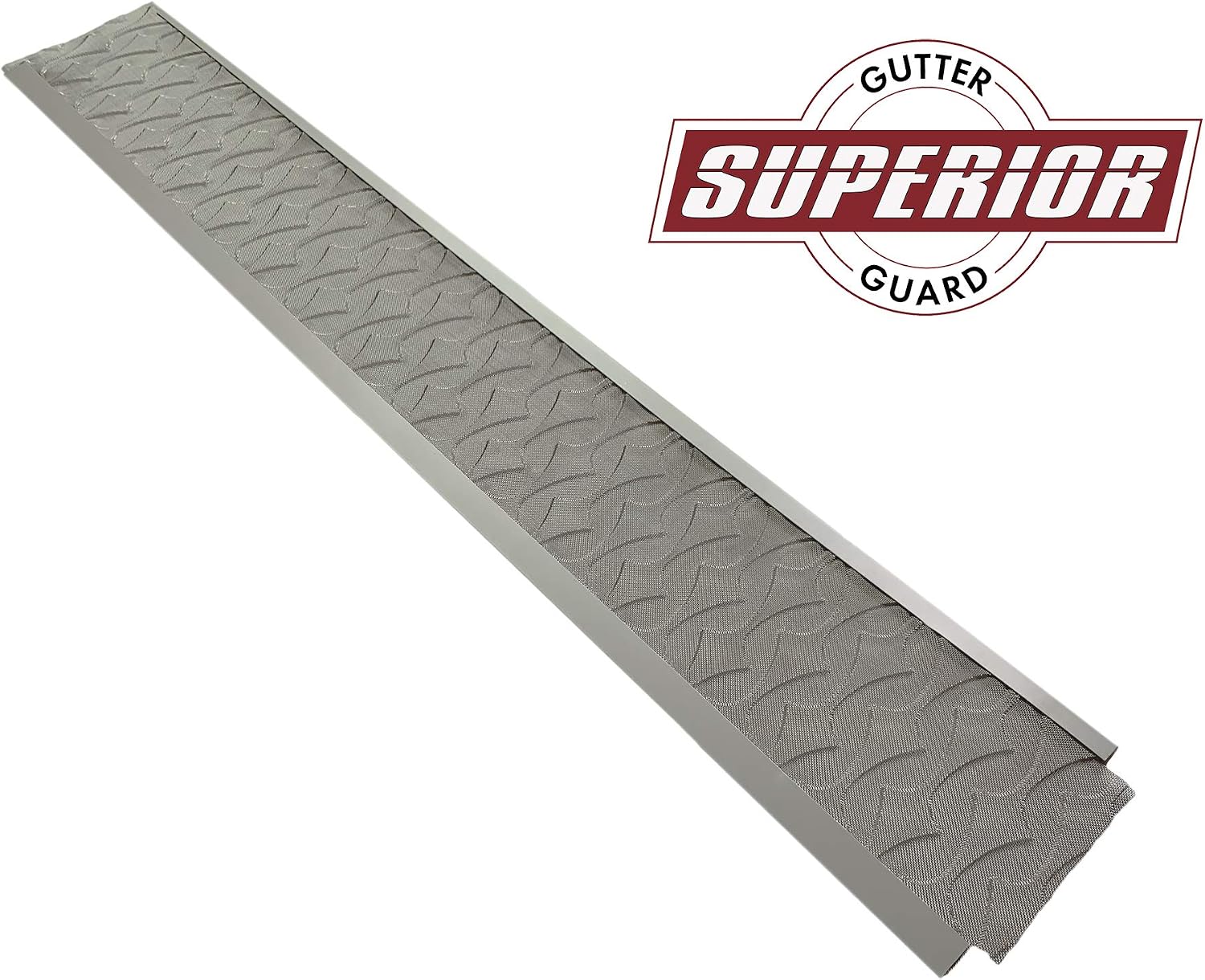NEW Raised Stainless-Steel Screen Technology Gutter Cover, DIY Constructed. Fits any Traditional 5-inch Gutter - 48FT
