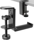 New Foldable Headphone Stand Hanger Holder Aluminum Headset Soundbar Stand Clamp Hook Under Desk Space Save Mount