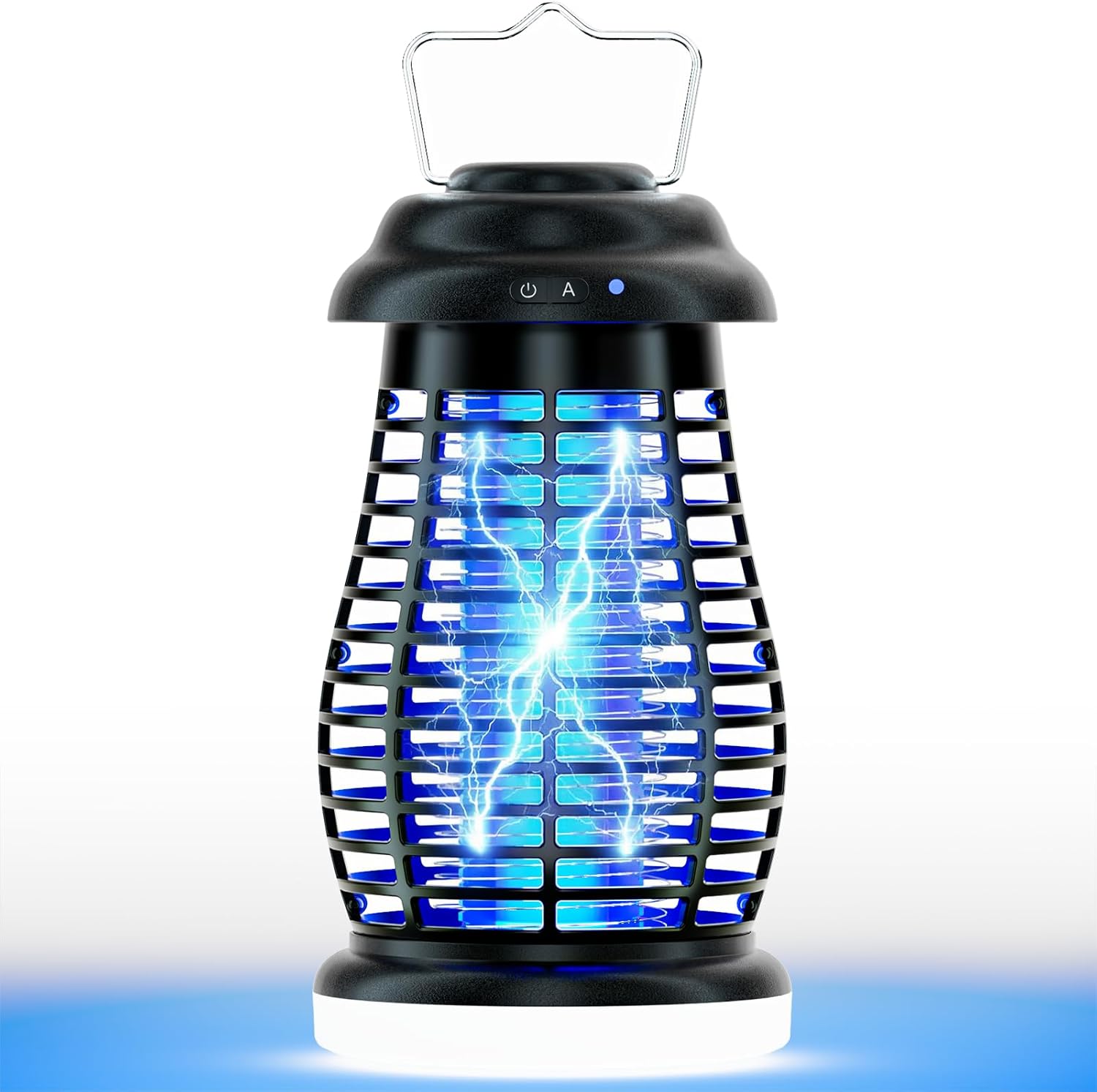 Bug Zapper Outdoor & Indoor,Cordless Portable Mosquito Zapper with Rechargeable 4800mAh Battery & Auto