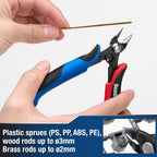 Precision Flush Cutter for Plastic Model - Plastic Sprue Cutter - Gunpla, Gundam Model, Scale Model Building