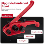 Banding Strapping Kit, Pallet Strapping Kit with Tensioner & Sealer Tool, 3200FT PP Plastic Banding, 200 Metal Seals
