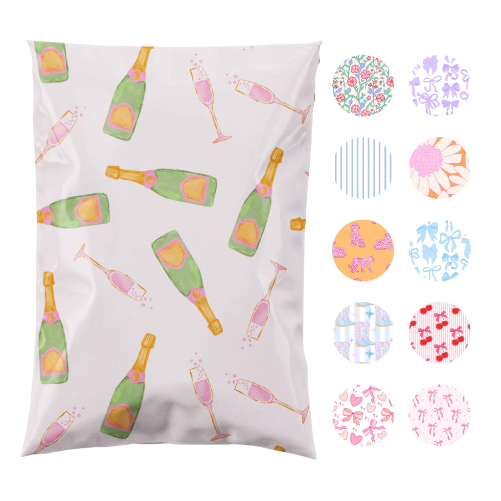 Poly Mailers 14.5x19, Champagne, 100 Pack