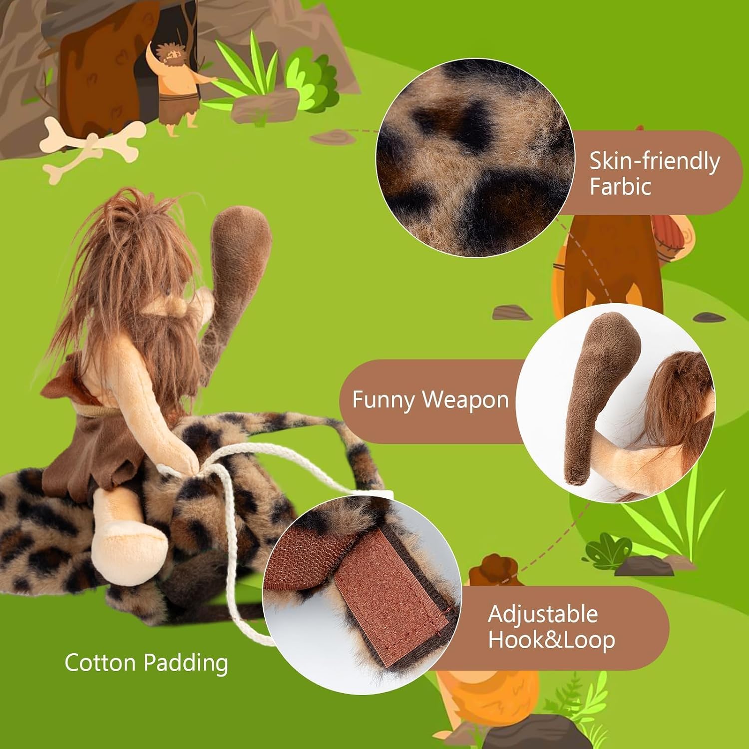 Dog Halloween Costume Funny Dog Cowboy Riding Costume Pet Costume Cat Suit Cowboy Rider Style for Small Medium Large