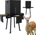 Gravity Deer Feeder with 4 Feeding Trays, Heavy - Duty Fodder Dispenser