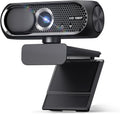 1080P HD Webcam with Microphone, Privacy Cover, Wide-Angle Lens, Plug & Play USB Webcam for Laptop, Desktop, PC, Mac