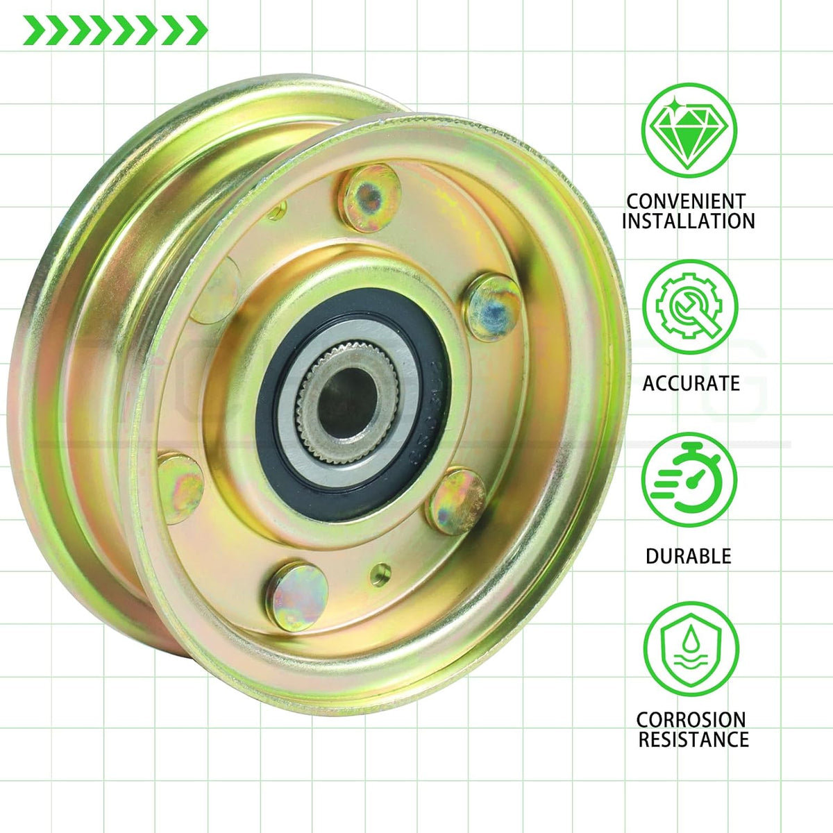 756-04224 Idler Pulley for Cub Cadet LT1050 LT1042 LTX1045 Decks