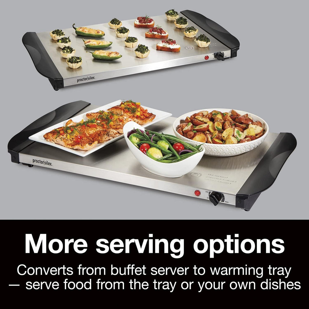 Electric Buffet Server & Food Warmer With Lids