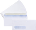 #10 Security-Tinted Self-Seal Business Envelopes with Left Window for Invoices and Documents, White, 500-Pack