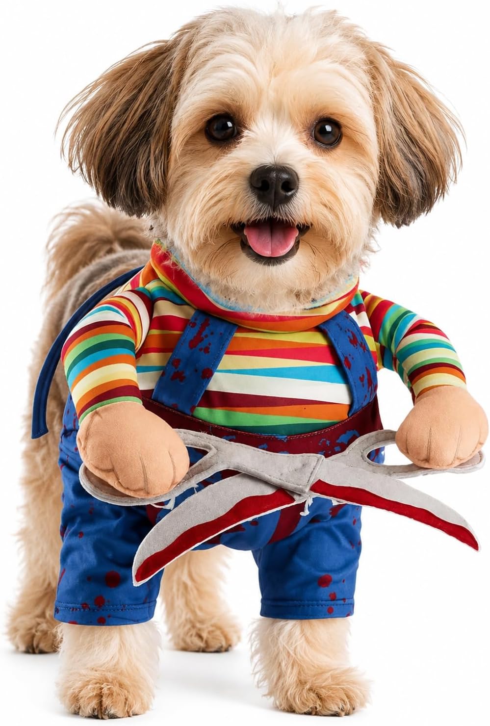 Scissors Style Pet Costume, Funny Adjustable Halloween Outfit for Dog Cat