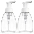 Foaming Soap Dispenser Pump Bottles, BPA Free Empty Refillable Plastic Container for Liquid Soap - Kitchen, Bathroom