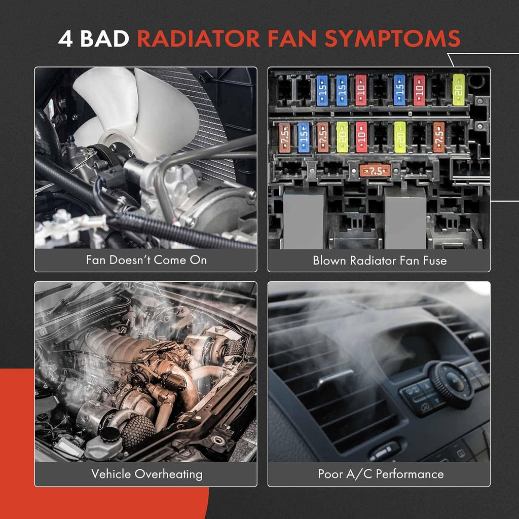 A-Premium Engine Radiator Cooling Fan Assembly