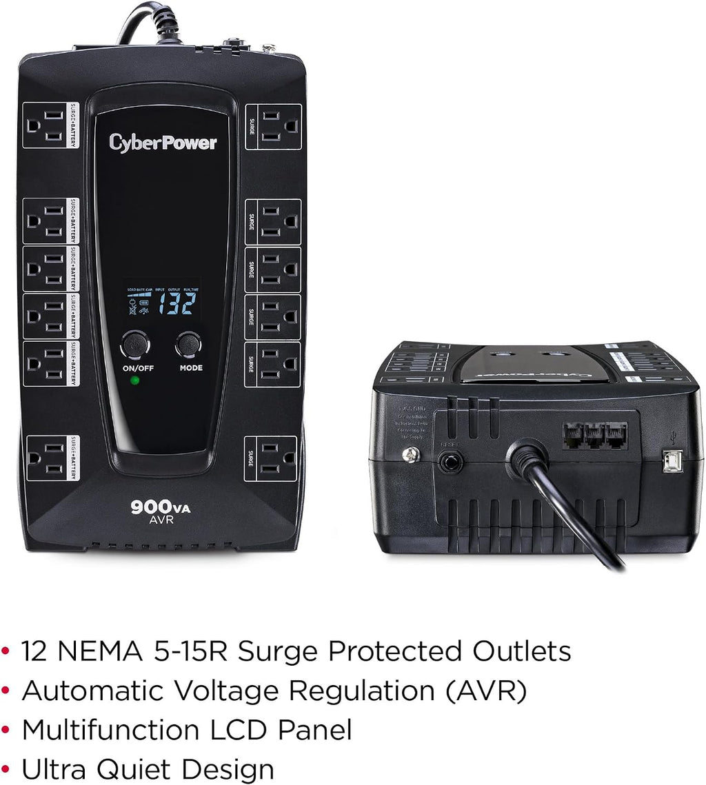 AVRG900LCD Intelligent LCD UPS Battery Backup