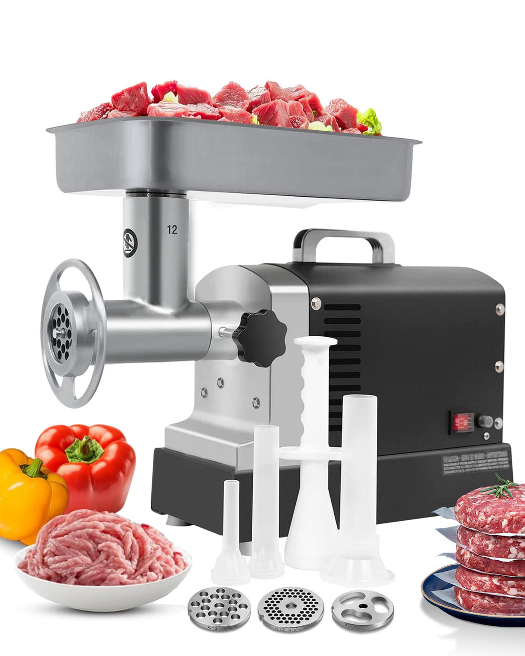 Commercial Electric Meat Grinder Machine Heavy Duty