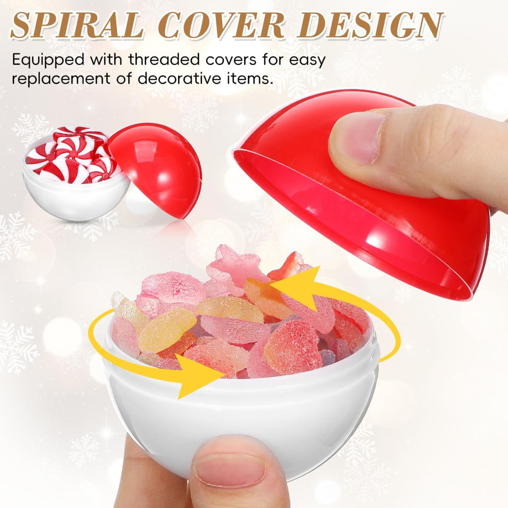 50Pcs Vending Machine Capsules: 2.7 Inch Empty Round Vending Capsules Plastic Gumball Machine Containers for