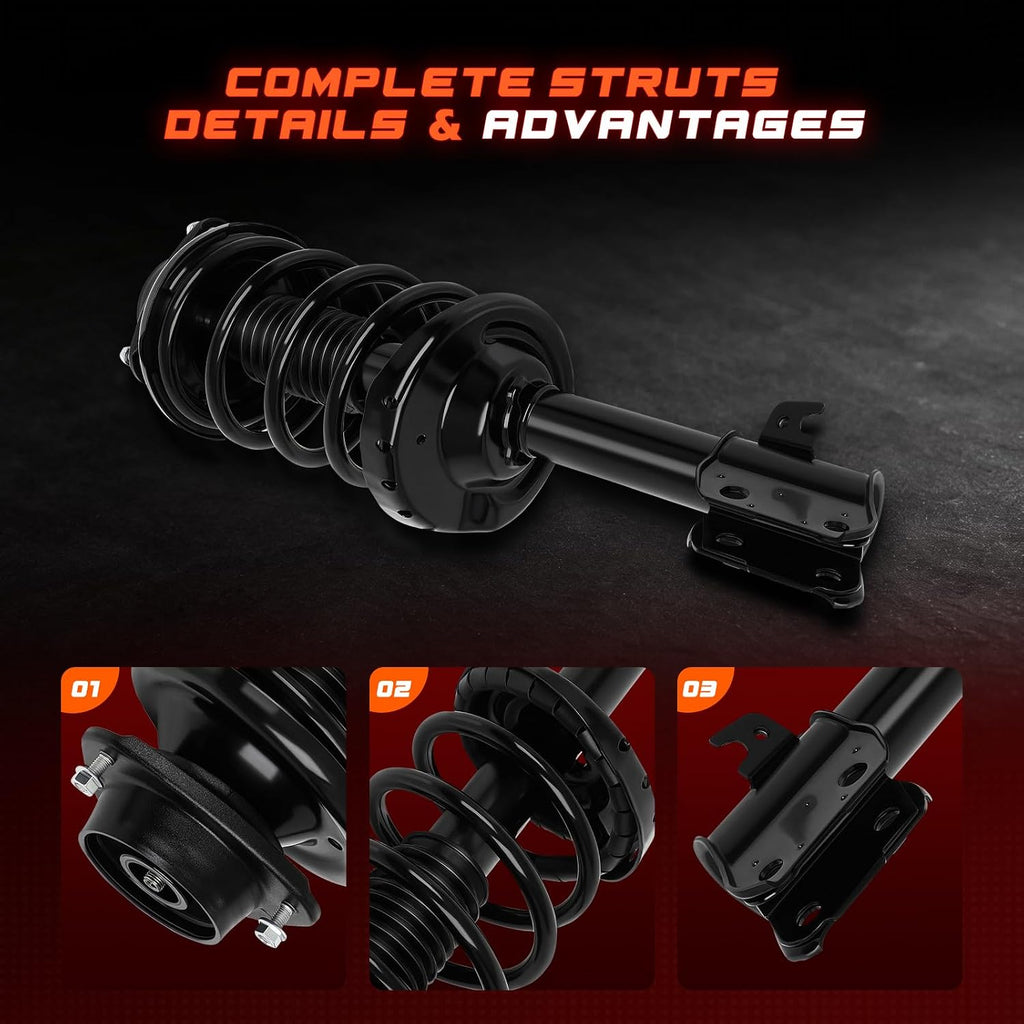 CCIYU front Complete Strut Fit for for Subaru Outback 2010-2012 2PCS