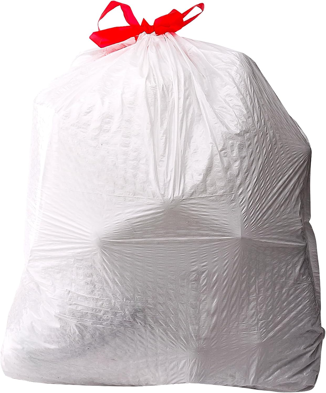 13 Gallon Tall Kitchen Drawstring Trash Bags, Flextra Strength, Tear Resistant, 10% Post Consumer Recycled, 90 Count