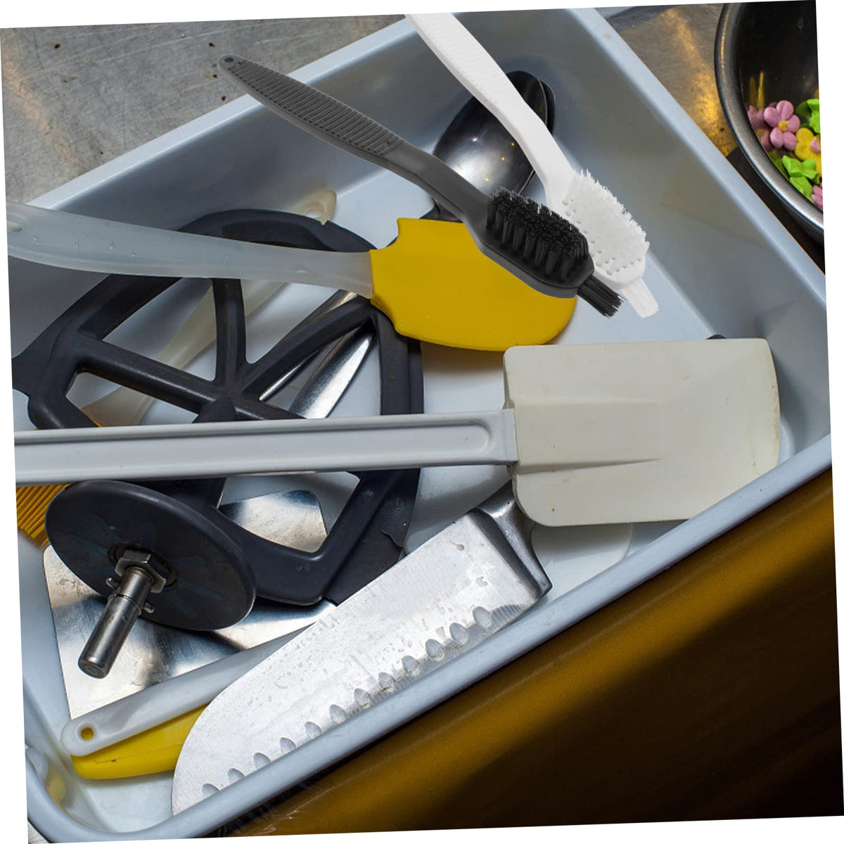 Nylon Cleaning Brush for Juicer and Bottle 10pcs Kitchen Use