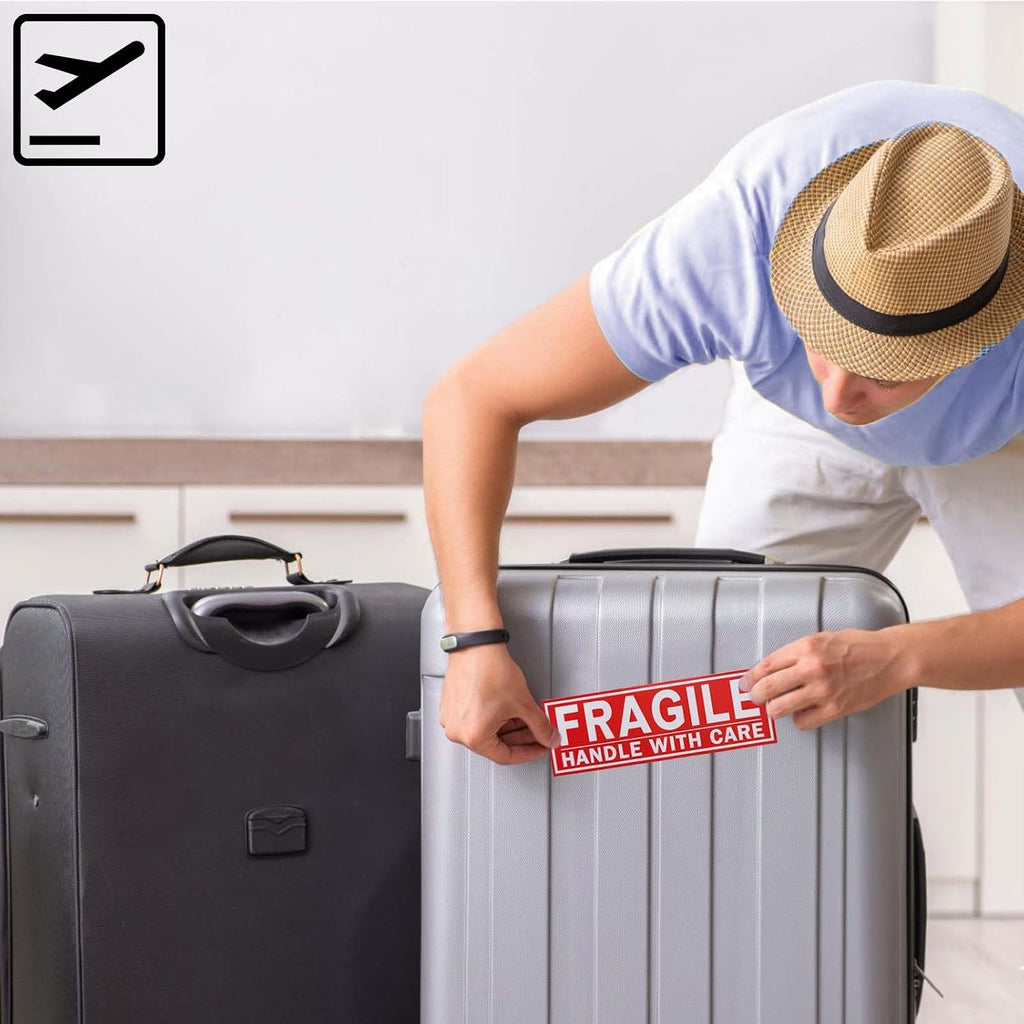 Fragile Stickers, Large Size 8 x2.7 in, Handle with Care