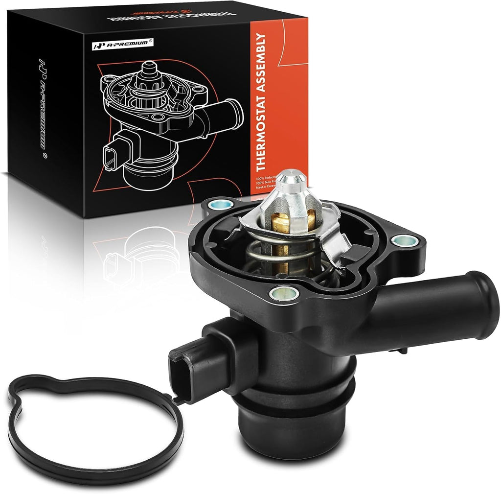 A-Premium Thermostat Housing Assembly W/Sensor & O-Ring & Thermostat
