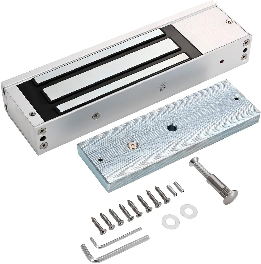 Access Control System Kit with Remote – 1200lbs Holding Force Fail-Safe Electromagnetic Lock, Metal Keypad, 12V Power
