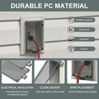 1-Gang Outdoor Outlet Cover, Type 3R Enclosure Cover for Wet Locations