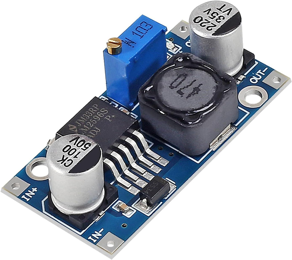 5 Pack LM2596 DC to DC Buck Converter 3.0-40V to 1.5-35V Power Supply Step Down Module