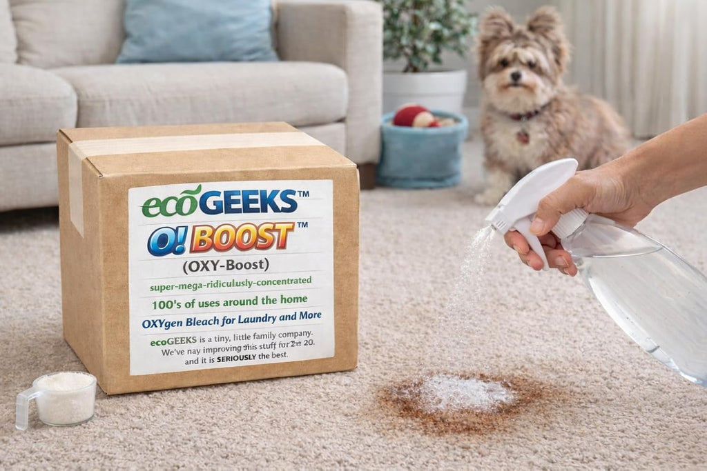 OXY-BOOST Oxygen Bleach 20LB Bulk Packaged by ecoGeeks