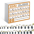 72Pcs 24 Different Sizes Electric Motor Carbon Brushes Set