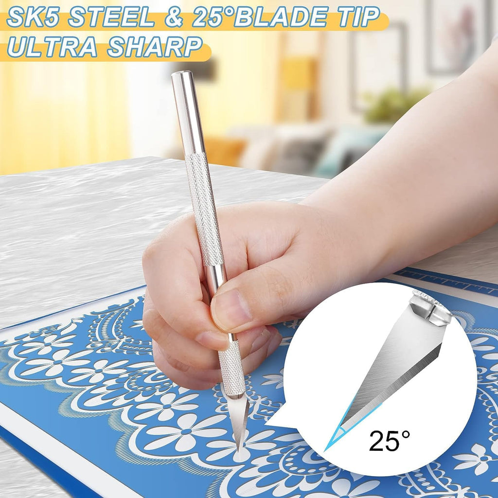 Craft Vinyl Weeding Tools Kit - DIY Art Work Cutting, Scrapbook, Lettering