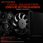 A-Premium Engine Radiator Cooling Fan Assembly