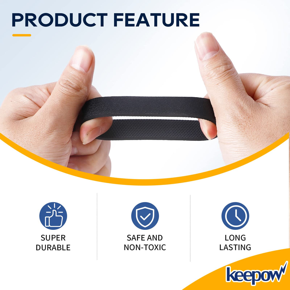 KEEPOW Vacuum Belt for Kirby, 301291G Replacement Belt