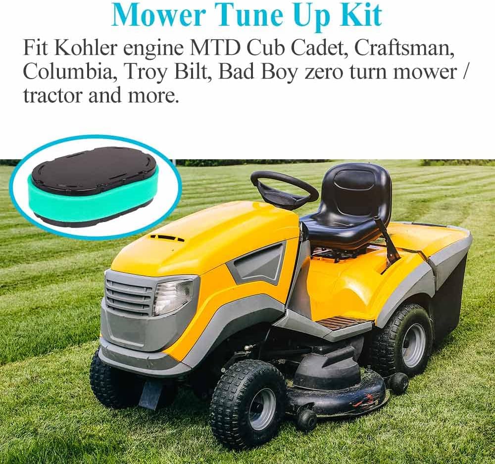 HOODELL KH-32-883-09-S1 Air Filter Fit Kohler KT745 KT740 KT735 KT730 KT725 KT715 Engine Cub Cadet XT1 XT2 Lawn Mower, Premium 32 083 09-S Air Filter