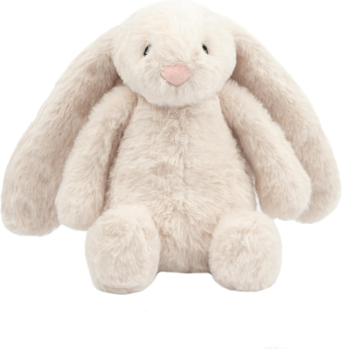 Bunny Buddy Squeaky Plush Dog Toy - Beige, Medium