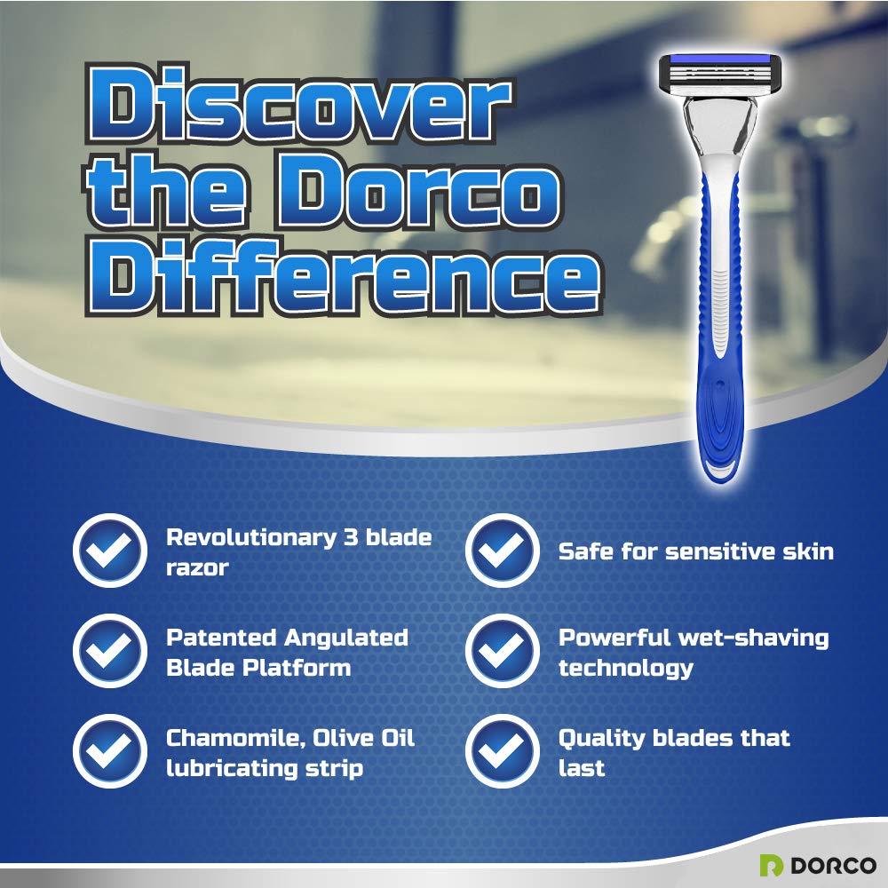 Pace 3 - Three Razor Blade Shaving System- Value Pack (10 Cartridges + 1 Handle)