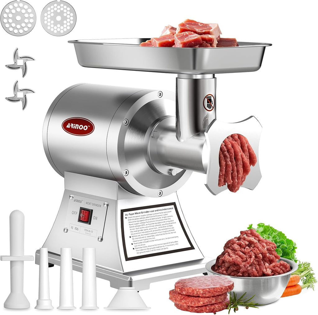 Commercial Meat Grinder #12,0.9HP Electric Meat Grinder