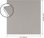 Chipboard Sheets, 12 x 12 Inch, 60 Pack, Gray, 1.2mm Thick