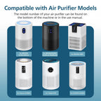 B-D02L/M05 Filter, Compatible with MOOKA B-D02L & M05 Air Purifier