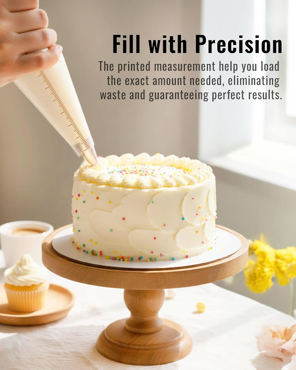 16 Inch Large Piping Bags, 100 Thickened Disposable Pastry Bags