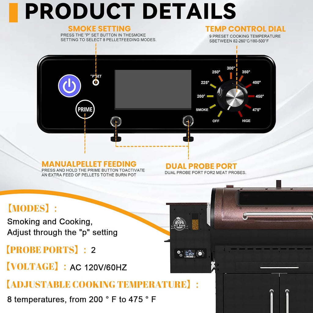 AC03P9 PB1100PS1 Control Board fit for Pit Boss 1100PS1, PB820, Pro 1100