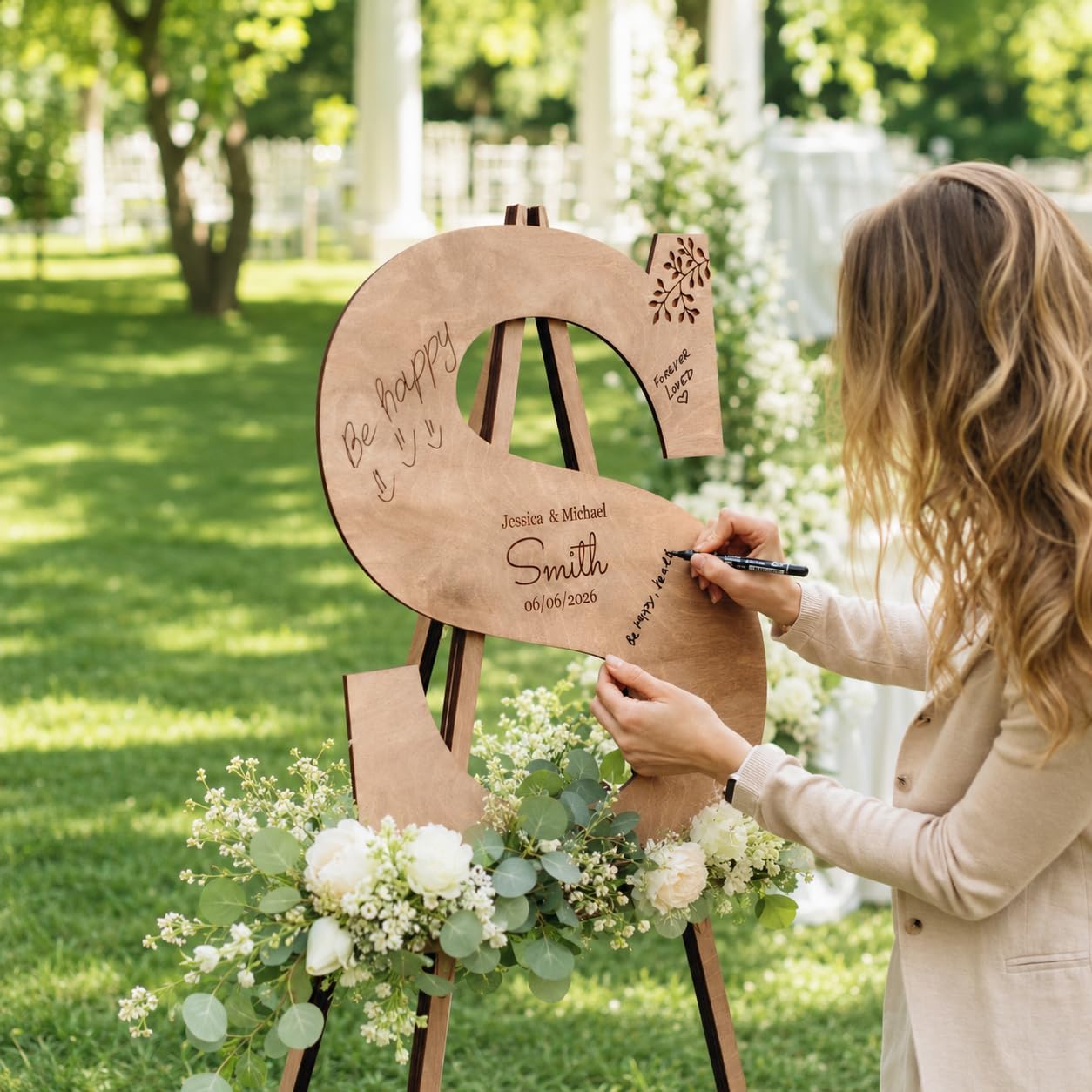 Personalized Wood Letter | Wedding Guest Book | Alternative Guest Book | Wedding Accessories | Wood Book Sign Decor |