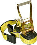 S1022 Premium Ratchet Tie Down 1 PK 2 IN. X 27 FT 3333 LBS. Working Load 10000 LBS. Break Strength Flat-Hook Cargo