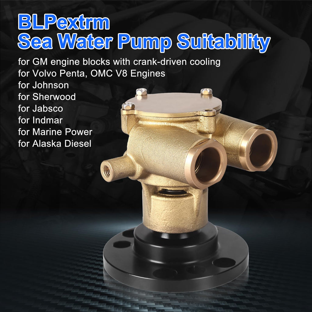 Raw Sea Water Pump Fits for Volvo Penta OMC V8 Engine Bronze Pump