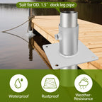 Dock Hardware Brackets, Dock Base Plate for Floating Dock