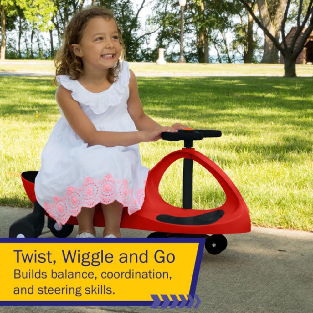 Wiggle Car - Ride on Toy for Ages 3 and Up - Toddler Ride on Toys with no Batteries, Gears, or Pedals Just Twist