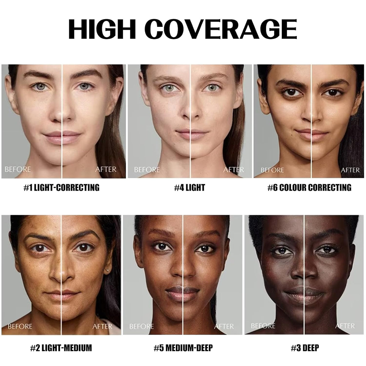 5 In 1 Multi-Use Correcting Concealer Palette