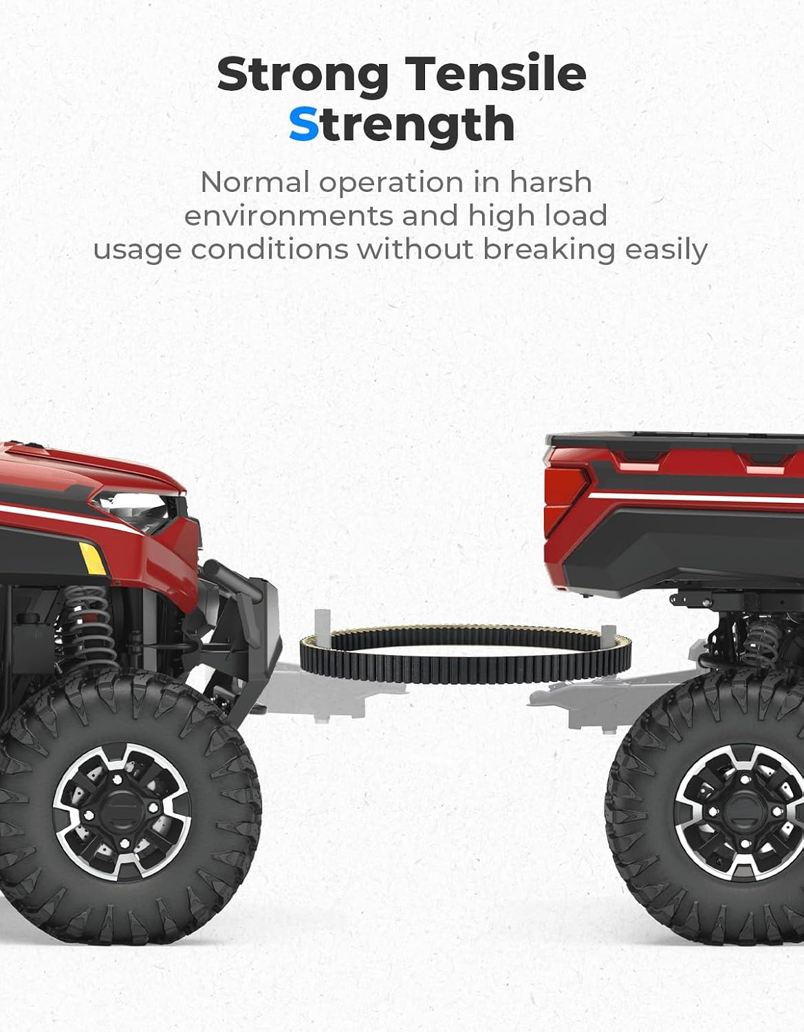 KEMIMOTO UTV Heat-Resistant Drive Belt Replace #3211186